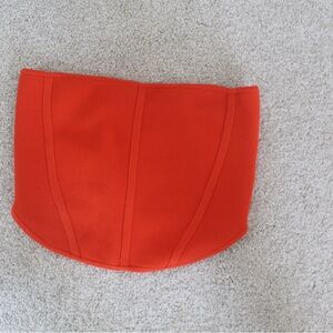 SCULPT KNIT BUSTIER TUBE TOP